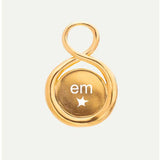 PENDENTIF ASTRE VERMEIL OR 18 CARATS PERSONNALISABLE
