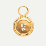 PENDENTIF ASTRE VERMEIL OR 18 CARATS PERSONNALISABLE
