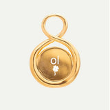 PENDENTIF ASTRE VERMEIL OR 18 CARATS PERSONNALISABLE