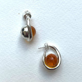 " LES BOUCLES GRANDE ECLIPSE " ARGENT 925 PASSIVÉ, VENTE ARCHIVE
