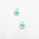 " LES BOUCLES GRANDE ECLIPSE " ARGENT 925 PASSIVÉ, capsule GELATO