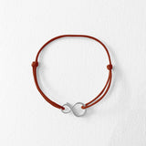 BRACELET CORDON MINI INFINI ARGENT 925 PASSIVÉ
