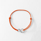 BRACELET CORDON MINI INFINI ARGENT 925 PASSIVÉ