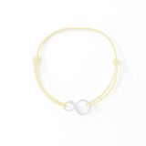 BRACELET CORDON MINI INFINI ARGENT 925 PASSIVÉ