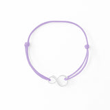 BRACELET CORDON MINI INFINI ARGENT 925 PASSIVÉ