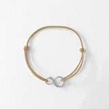 BRACELET CORDON MINI INFINI ARGENT 925 PASSIVÉ