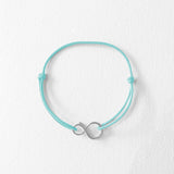 BRACELET CORDON MINI INFINI ARGENT 925 PASSIVÉ