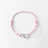 BRACELET CORDON MINI INFINI ARGENT 925 PASSIVÉ