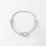 BRACELET CORDON MINI INFINI ARGENT 925 PASSIVÉ