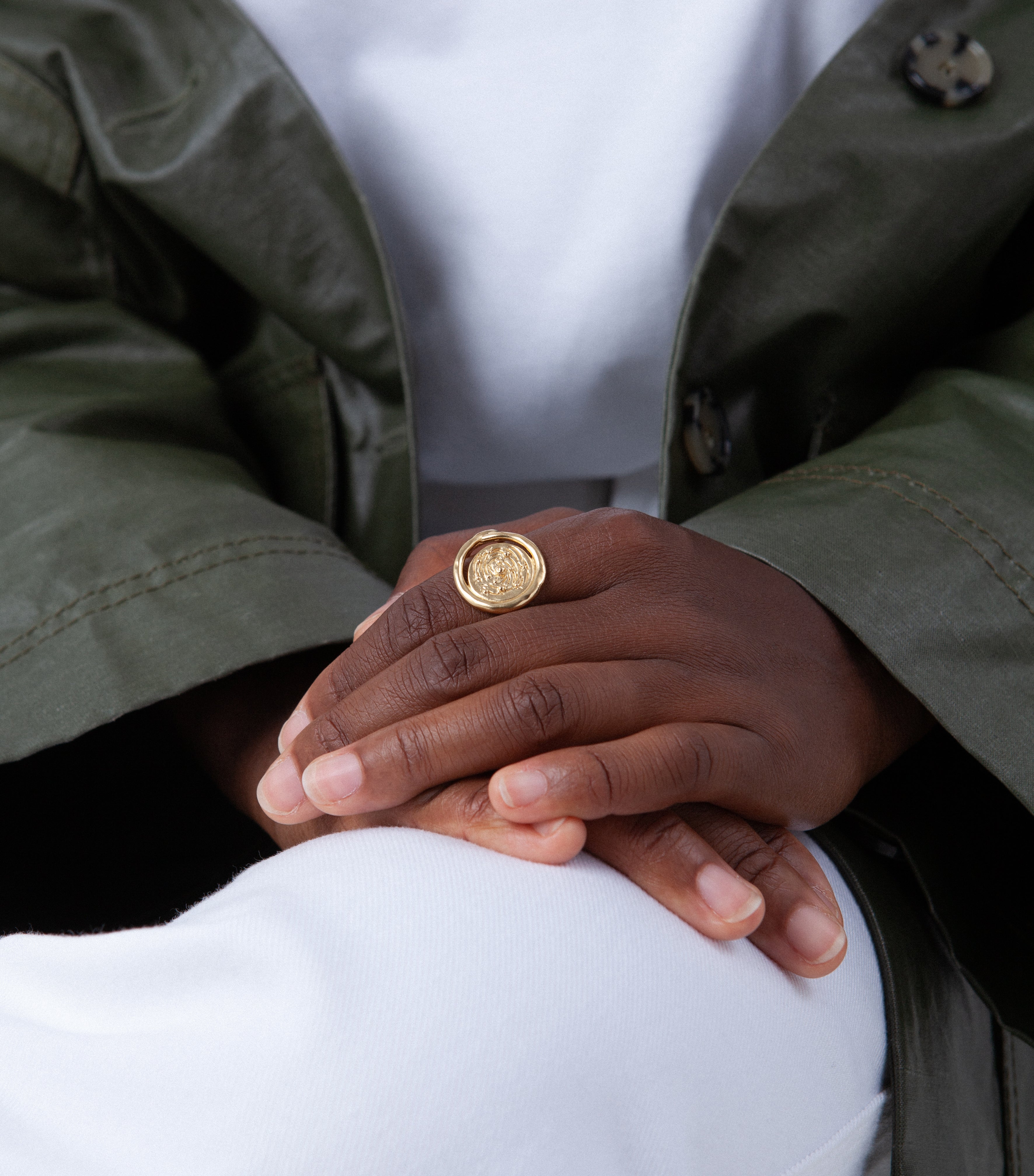 Chevalière | vermeil or 18 carats | Fabriqué en France | LAH Paris