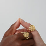 Chevalière | vermeil or 18 carats | Fabriqué en France | LAH Paris