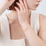 "BRACELET MINI INFINI"-BRACELET VERMEIL OR 18 CARATS