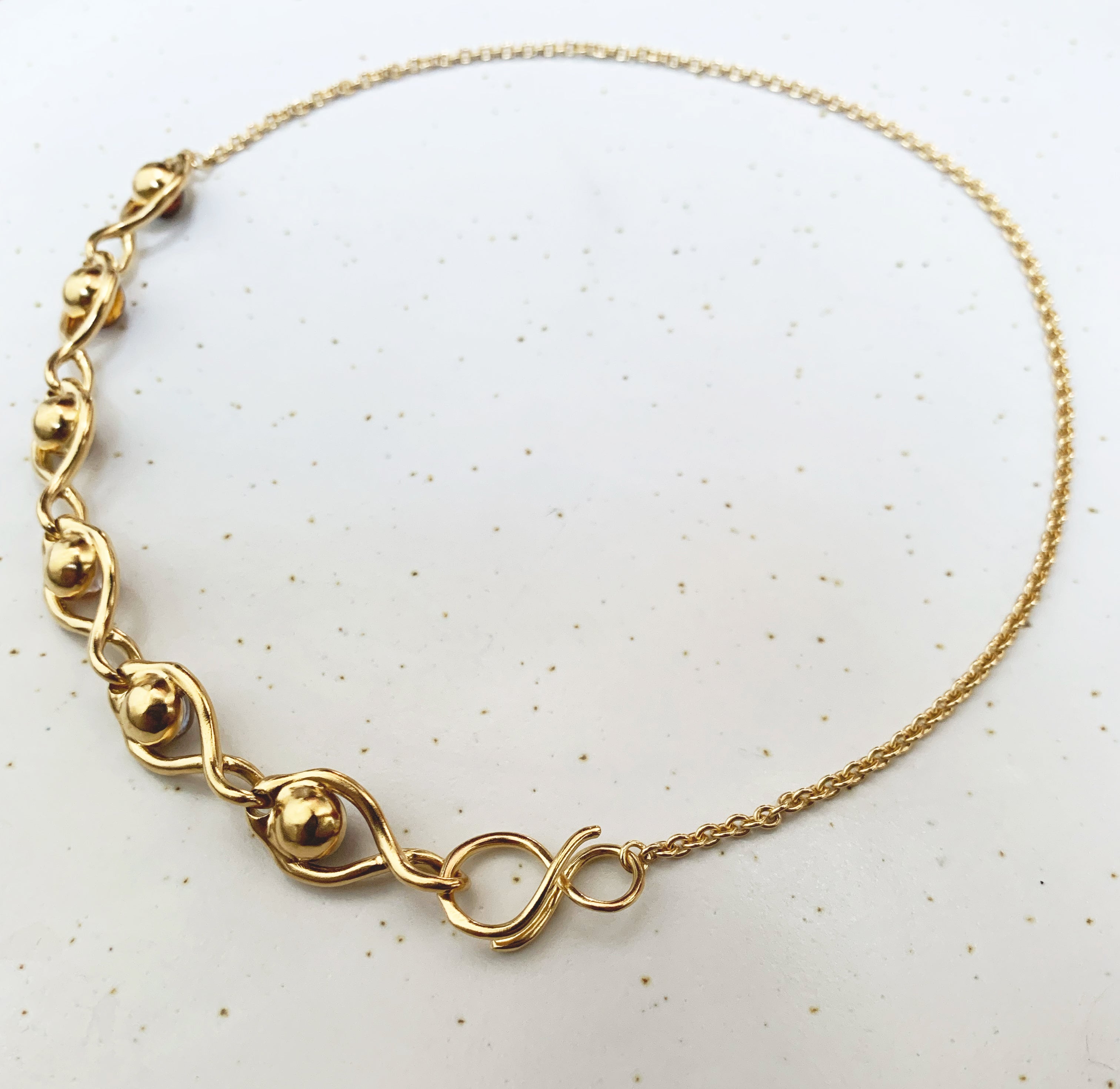 Collier court | vermeil or 18 carats | Fabriqué en France | LAH Paris
