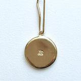 PENDENTIF "L'AMOUR" VERMEIL OR 18 CARATS