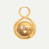 PENDENTIF ASTRE VERMEIL OR 18 CARATS PERSONNALISABLE