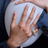 "LA BAGUE GALACTIQUE GELATO" ARGENT 925 PASSIVÉ