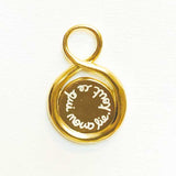 PENDENTIF ASTRE VERMEIL OR 18 CARATS PERSONNALISABLE