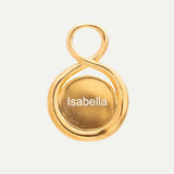 PENDENTIF ASTRE VERMEIL OR 18 CARATS PERSONNALISABLE