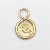 PENDENTIF SAGITTAIRE EN VERMEIL OR 18 CARATS