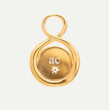 PENDENTIF ASTRE VERMEIL OR 18 CARATS PERSONNALISABLE