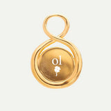 PENDENTIF ASTRE VERMEIL OR 18 CARATS PERSONNALISABLE
