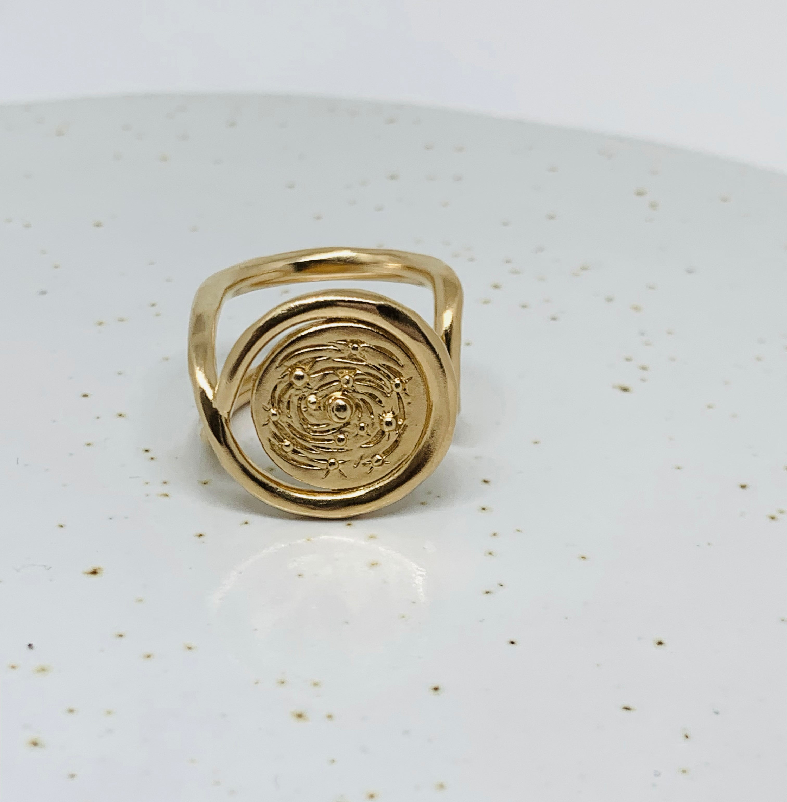 Chevalière | vermeil or 18 carats | Fabriqué en France | LAH Paris