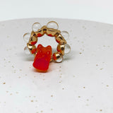 "EARCUFF GALACTIQUE" VERMEIL OR 18 CARATS