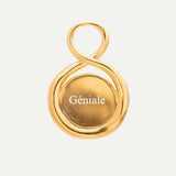 PENDENTIF ASTRE VERMEIL OR 18 CARATS PERSONNALISABLE