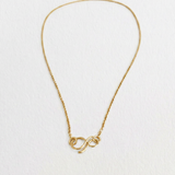 "COLLIER MINI-INFINI"-COLLIER VERMEIL OR 18 CARATS