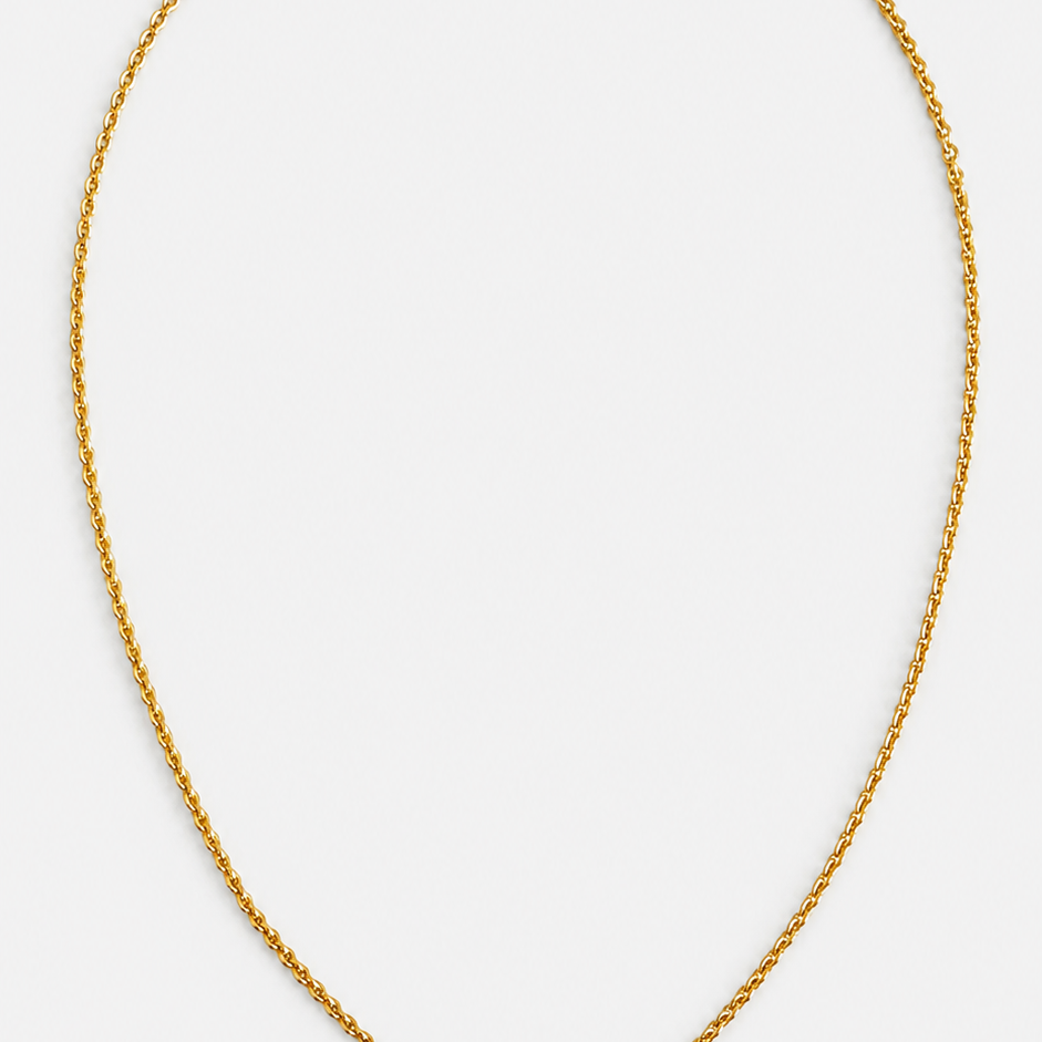 “MINI-INFINITE NECKLACE”-18K GOLD VERMEIL NECKLACE