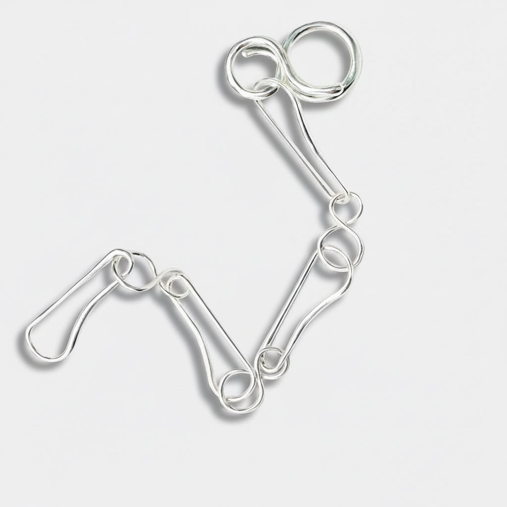 les liens-le bracelet argent passivé