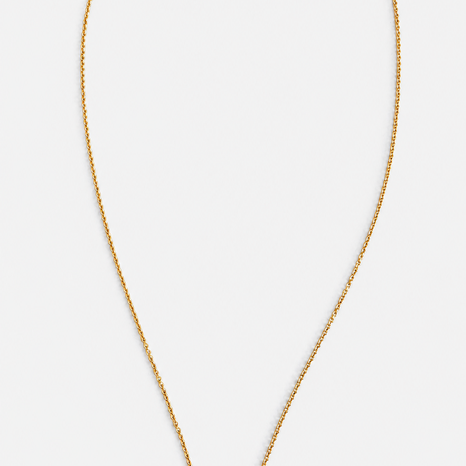 “MINI-INFINITE NECKLACE”-18K GOLD VERMEIL NECKLACE