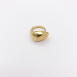 "BAGUE COEUR" BAGUE VERMEIL OR 18 CARATS