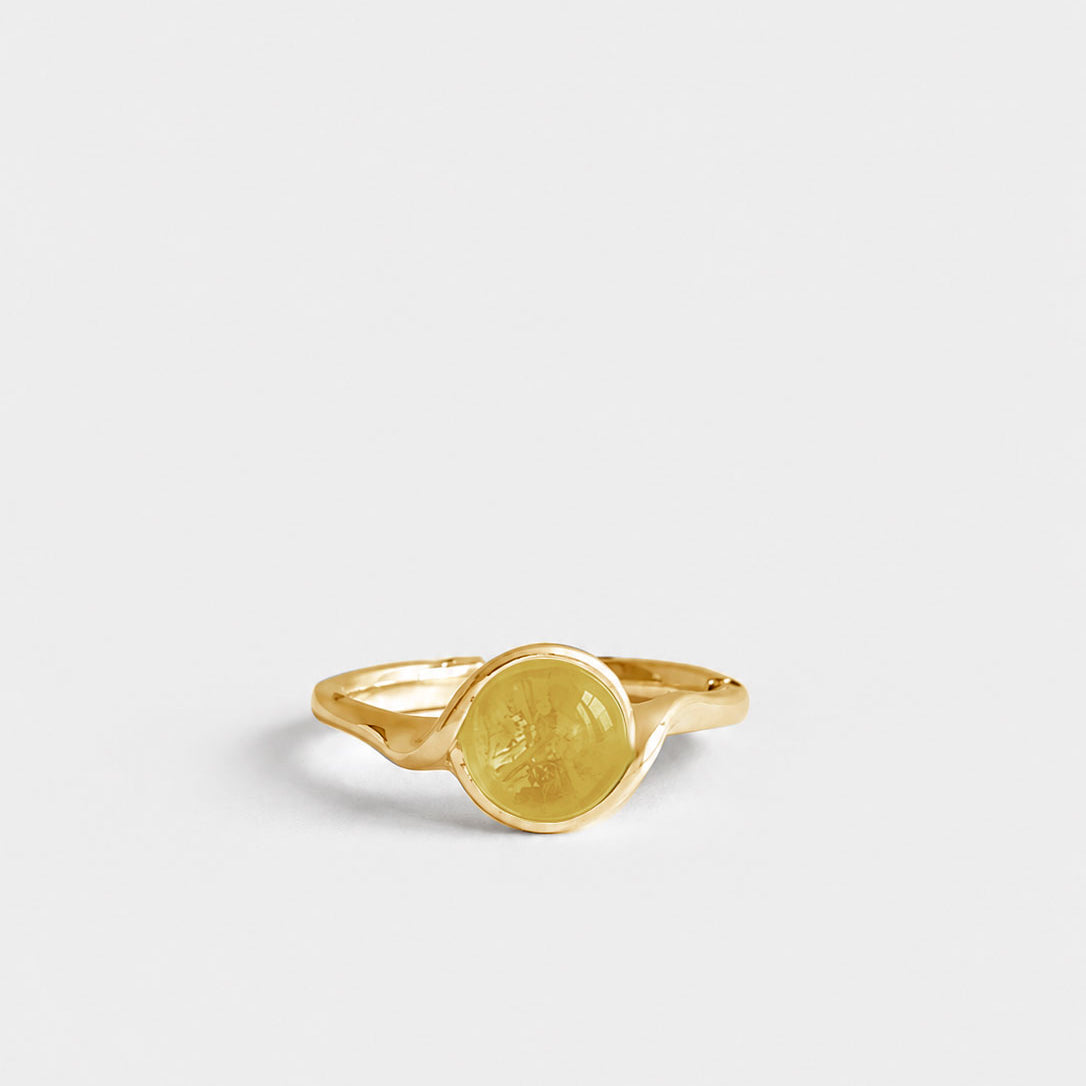 BAGUE MINI ECLIPSE VERMEIL OR 18 CARATS