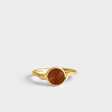 BAGUE MINI ECLIPSE VERMEIL OR 18 CARATS