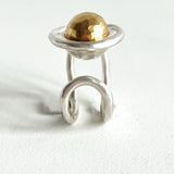 「CHEVALIÈRE ECLIPSE」18K 包金祖母綠戒指