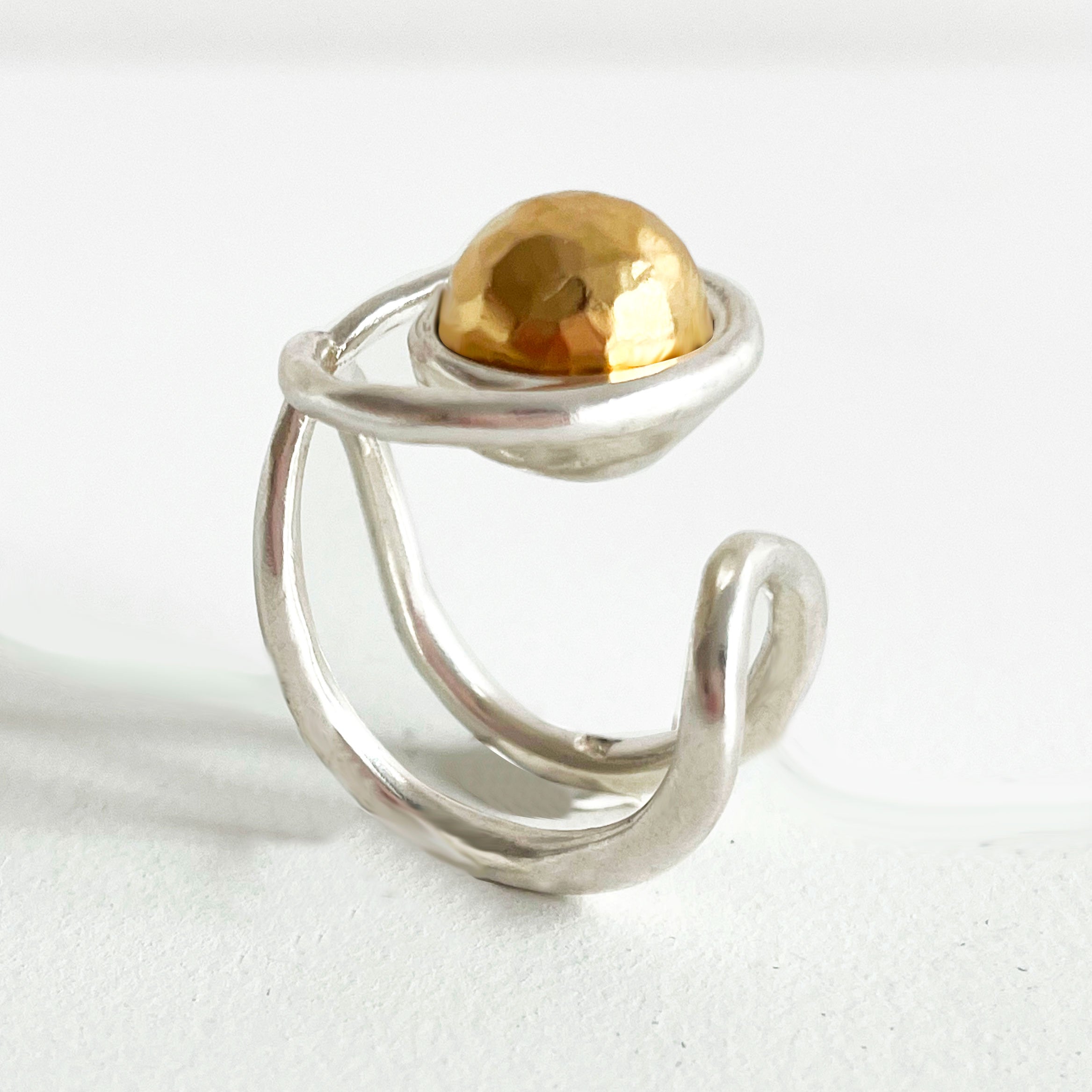 "LA CHEVALIÈRE CÉLESTE" ARGENT ET VERMEIL