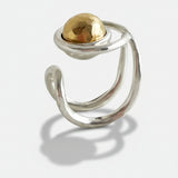 「CHEVALIÈRE ECLIPSE」18K 包金祖母綠戒指