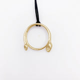 "KEYRING COEUR" 18 CARAT GOLD VERMEIL