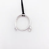 "KEYRING HEART" PASSIVATED 925 SILVER