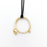 "KEYRING COEUR" 18 CARAT GOLD VERMEIL