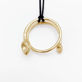 "KEYRING COEUR" 18 CARAT GOLD VERMEIL