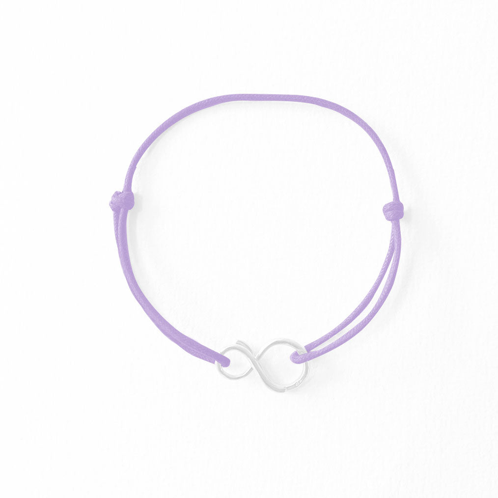 MINI INFINITY CORD BRACELET 925 SILVER PASSIVATED