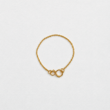 “MINI INFINITE BRACELET”-18K GOLD VERMEIL BRACELET