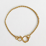 "BRACELET MINI INFINI"-BRACELET OR 18 CARATS