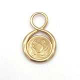 CANCER PENDANT IN 18 CARAT GOLD VERMEIL