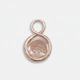 PENDENTIF CAPRICORNE EN BRONZE ROSÉ