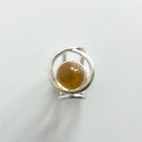 “ECLIPSE SIGNET RING” TRANSPARENT PASSIVATED 925 SILVER
