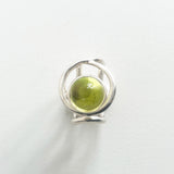 “ECLIPSE SIGNET RING” TRANSPARENT PASSIVATED 925 SILVER
