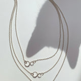 "MINI-INFINITE NECKLACE"-PASSIVATED 925 SILVER